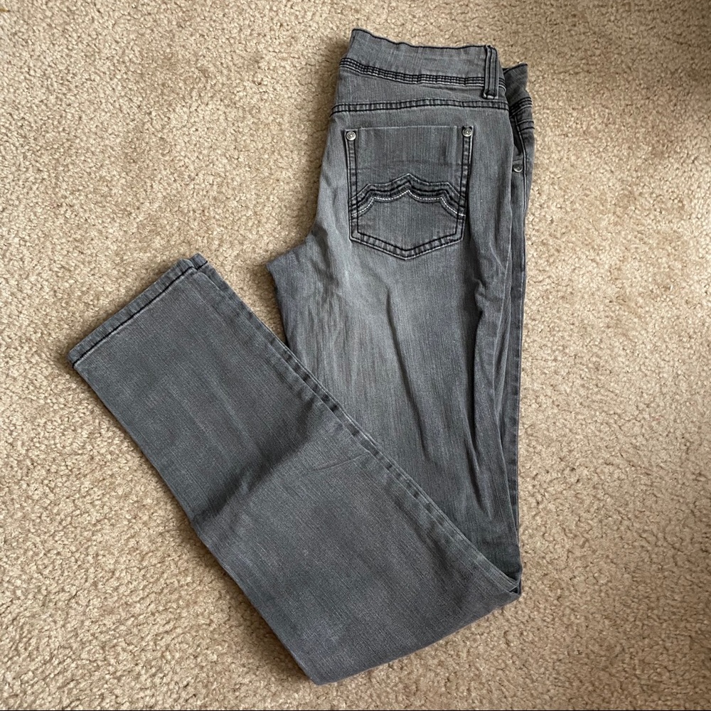 L.E.I Ashley Gray skinny Jean